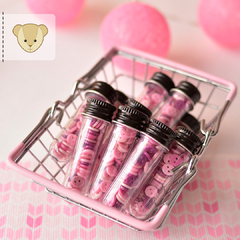 mini botão sortido do rosa ao rosê - mais de 50 botões - comprar online