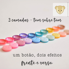 Kit completo Botão degradê | 20 botões