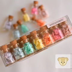 Mini coração FOSCO candy color: kit com 210 botões - Débora Radtke