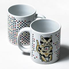 Taza Gatito tomando tecito