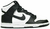 Tênis Nike Dunk High black white branco e preto Panda