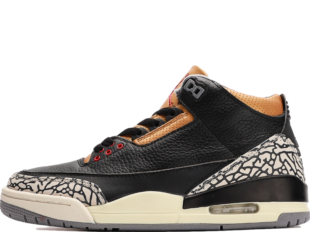 Tênis Nike Air Jordan 3 Retro 'Black Gold' CK9246-067