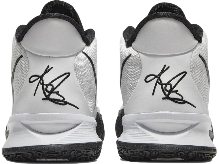 Kyrie all white basketball shoes cheap