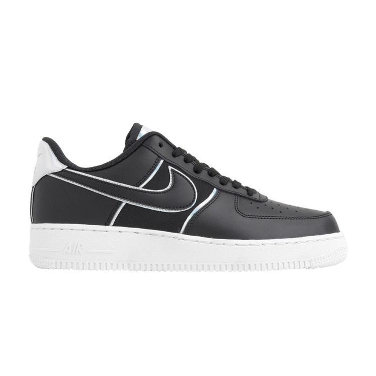 Nike air force 1 black sale outline