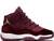 Tênis Nike Air Jordan 11 heiress gs "red velvet" 852625-650