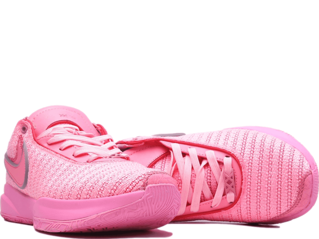 Lebron pink hotsell basketball shoes