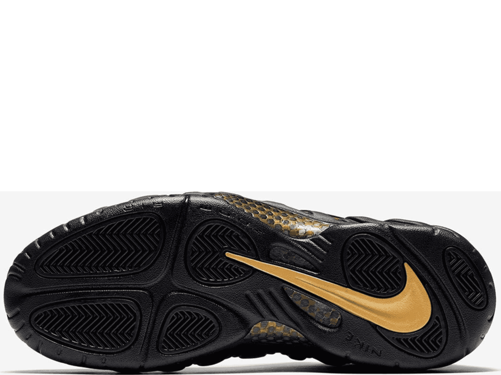 Nike foamposite best sale dourado