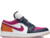 Tênis Nike Air Jordan 1 Low mismatched purple magenta