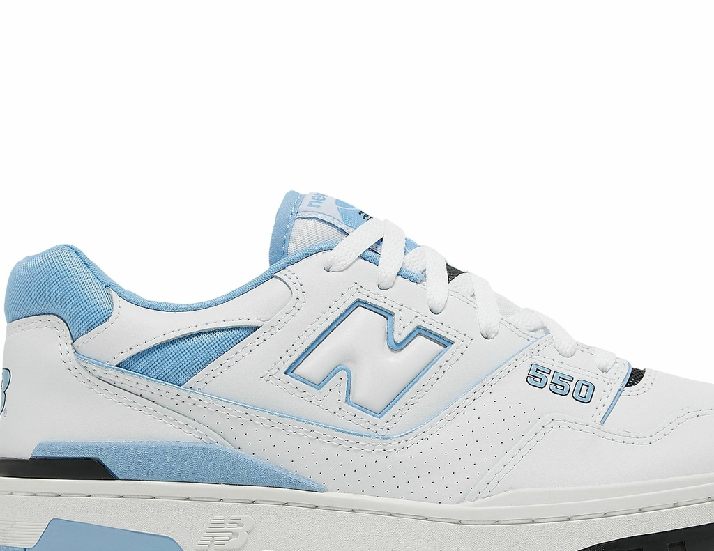 New Balance 550 'Team Carolina Blue' - ALGARISMO 7 - SNEAKERS IMPORTADOS