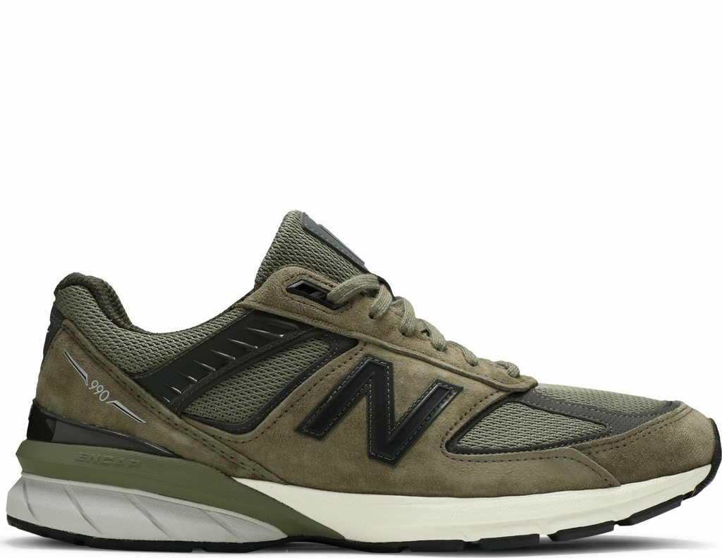 T nis New Balance 990v5 Made In USA Covert Green M990AE5