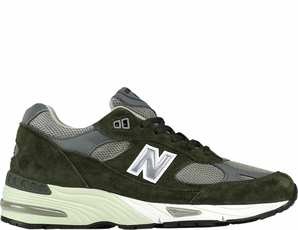 T nis New Balance 991 Made In England Dark Green M991OLG