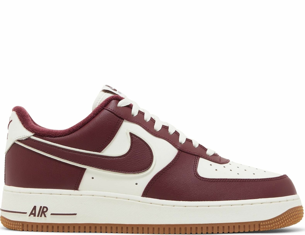 White and maroon af1 2025