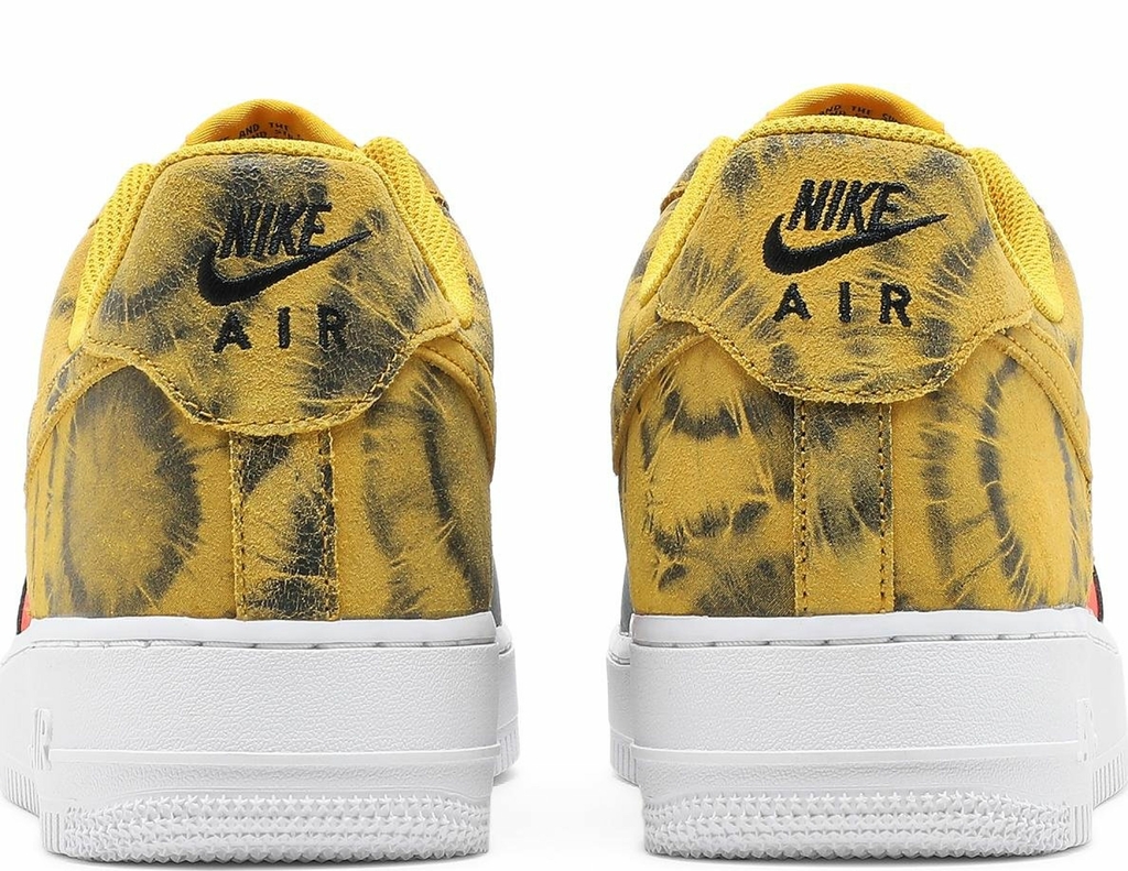 T nis Nike Air Force 1 07 LV8 Dark Sulphur Tie Dye CZ0337 700