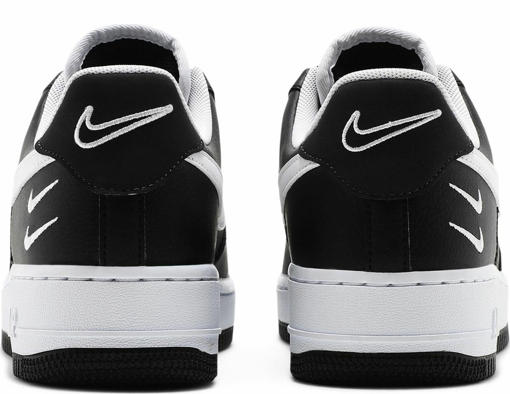 Nike swoosh black store and white