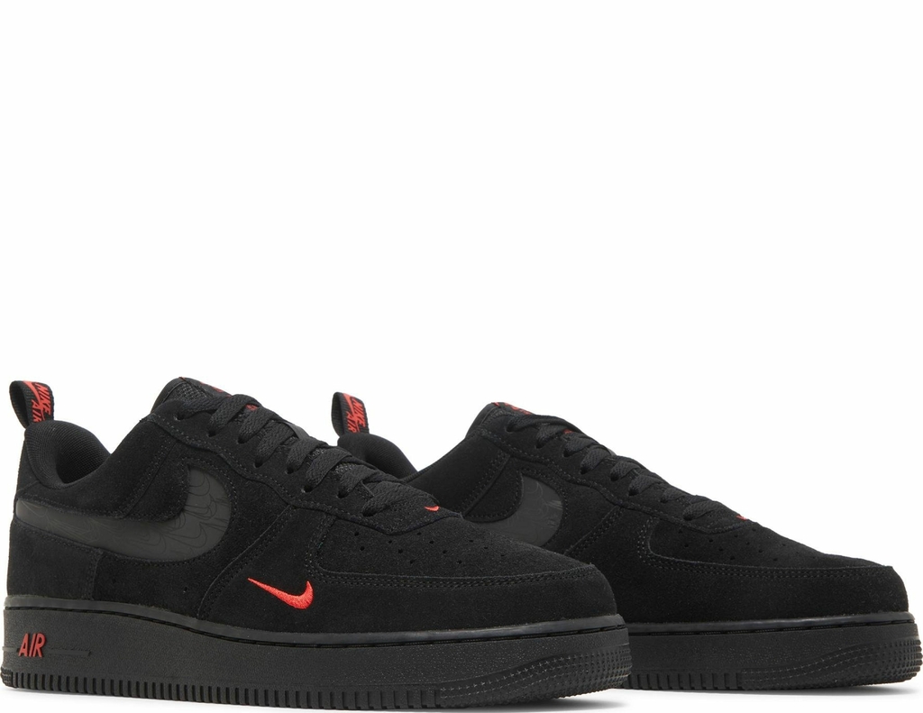 Nike Air Force 1 Reflective Black Suede, DZ4514-001