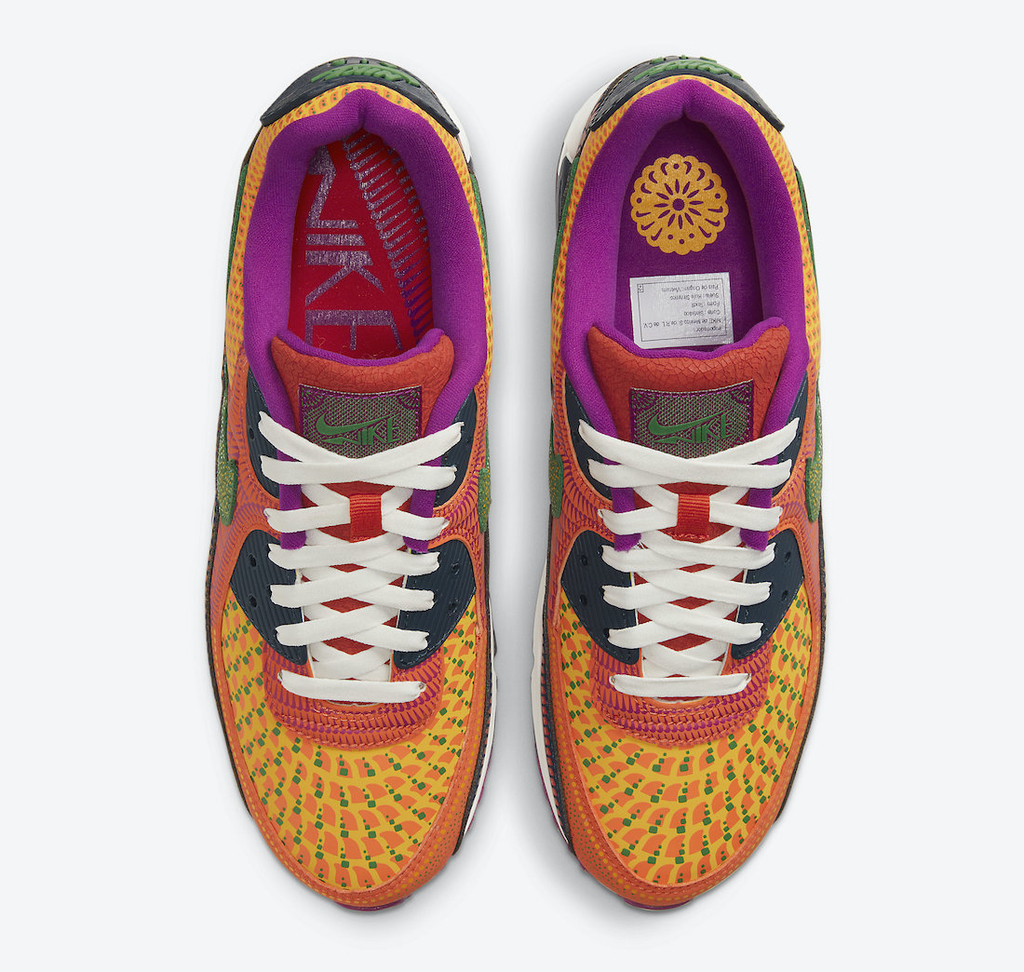 Tenis Nike Air Max 90 Dia De Los Muertos DC5154 458