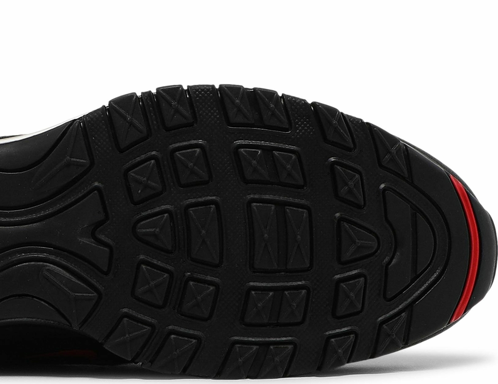 Red and black air max 97 vapormax 2025