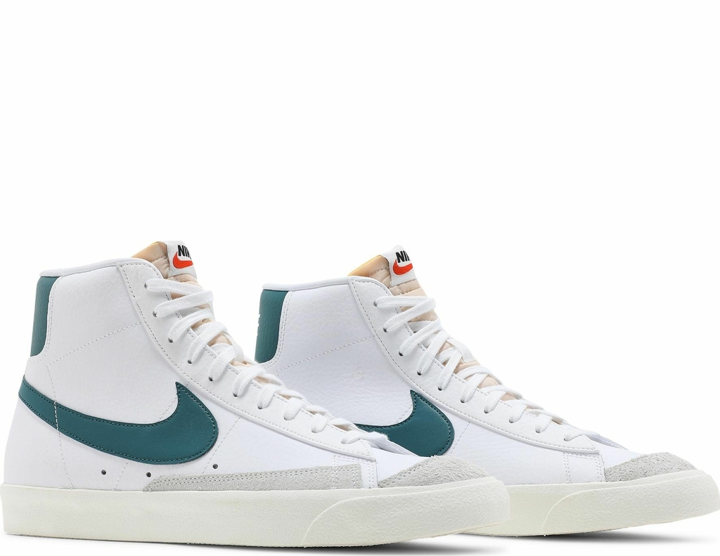 T nis Nike Blazer Mid 77 Vintage White Dark Teal Green BQ6806 112