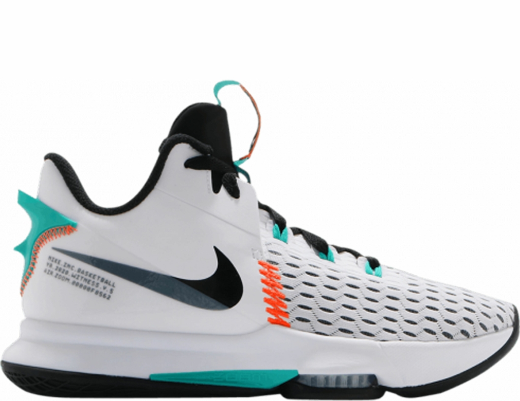 T nis Nike LeBron Witness 5 EP Clear Jade CQ9381 100