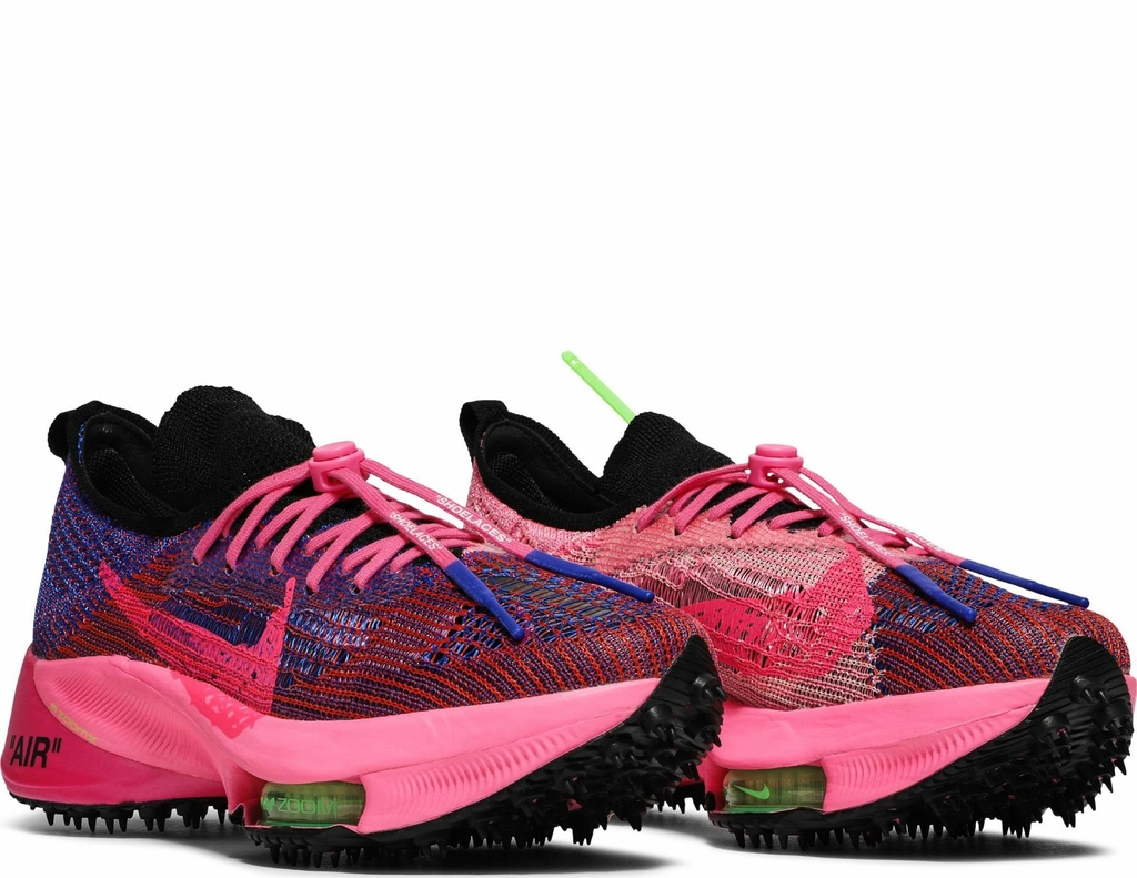 Pink off white nike shoes sales