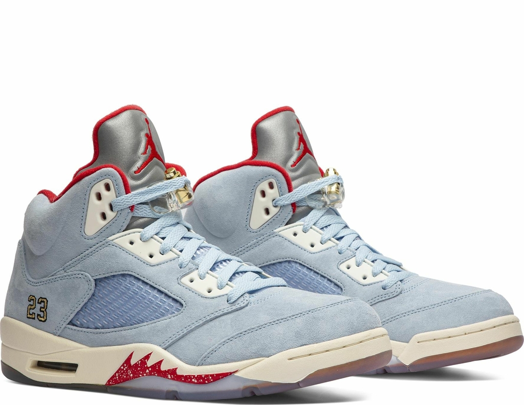 Tênis Nike Trophy Room x Air Jordan 5 Retro 'Ice Blue' CI1899-400