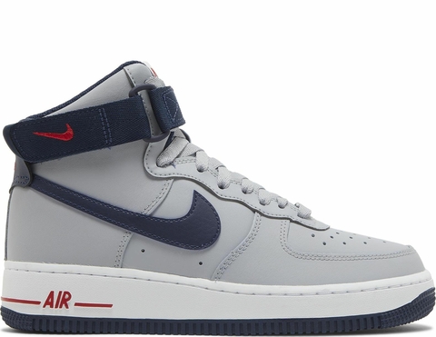 Nike Air Force 1 High LV8 Wolf Grey Red Black 806403-007 M…
