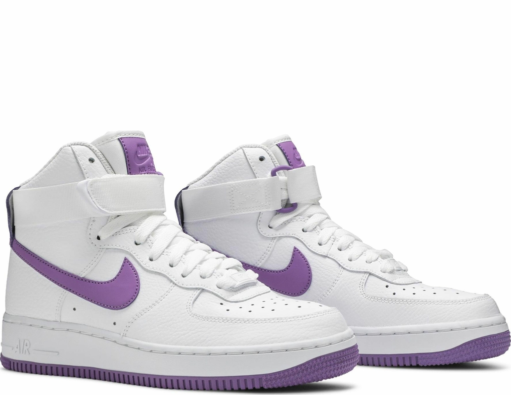 Nike mauve air force 1 trainers with gum sole cheap