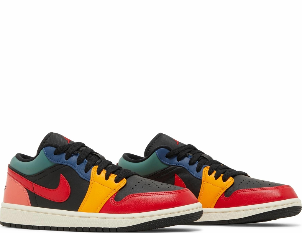 T nis Nike Wmns Air Jordan 1 Low SE Black Multi Color DN3739 060