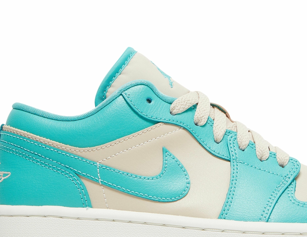 Tênis Nike Wmns Air Jordan 1 Low 'Tropical Teal Sandy Beige' DC0774-1