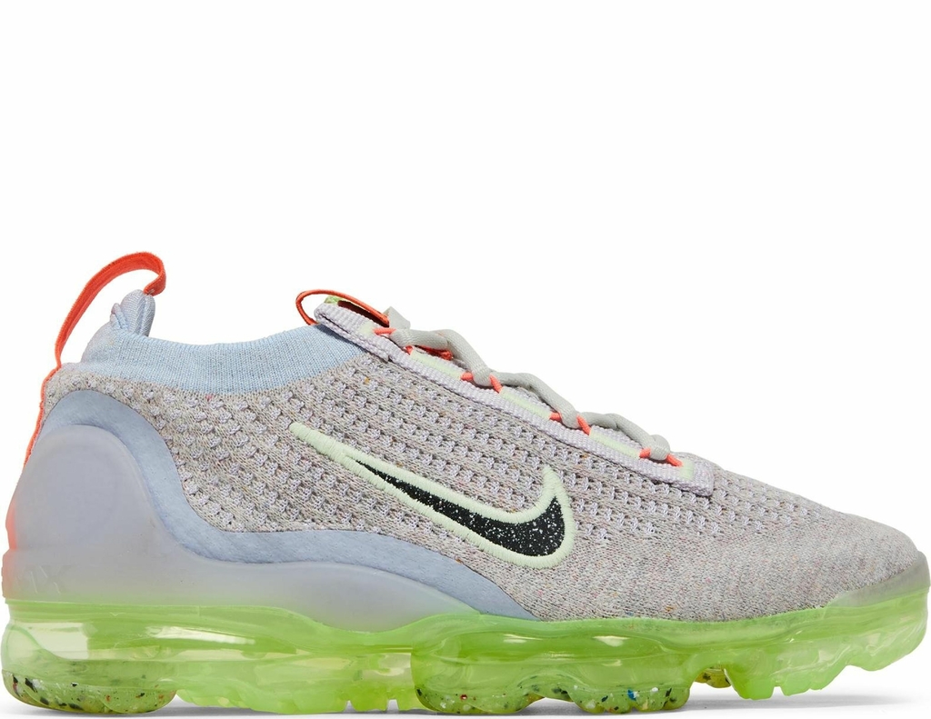 T nis Nike Wmns Air VaporMax 2021 Flyknit Light Bone Lime Ice DC411