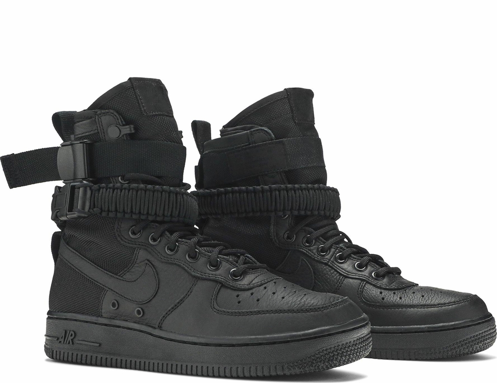 Nike sf af1 sales triple black