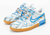 Tênis off white Nike rubber dunk silver university blue gum CU6015-100-9 na internet