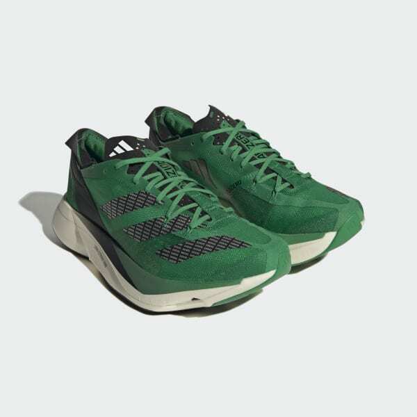 Tenis Adizero Adios Pro 3 verde e preto