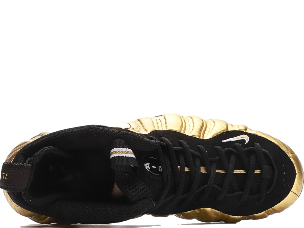 Nike foamposite dourado shop