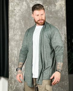 Cardigan ASPHALT GREEN - comprar online