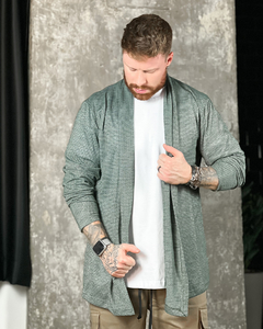 Cardigan ASPHALT GREEN - loja online