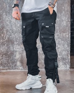 Calça CARGO MULTI POCKET BLACK