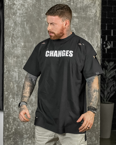 Camiseta OVERSIZED BLACK CHANGES - Loja Macho Moda