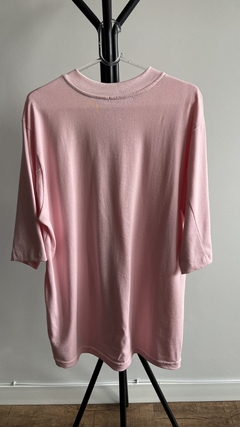 Camiseta Rosa Oversized Vull na internet