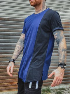 Camiseta Longline BLUE SHARE