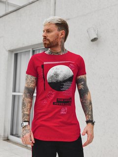 Camiseta LONGLINE RED MOON - comprar online