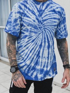 Camiseta Oversized BLUE TIE DYE