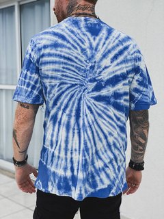 Camiseta Oversized BLUE TIE DYE - comprar online