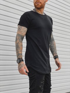 Camiseta Longline SPLIT BLACK - comprar online