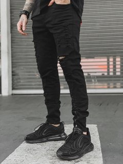 Calça Skinny BLACK DESTROYED - comprar online