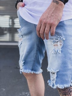 Bermuda Jeans LIGHT DESTROYED