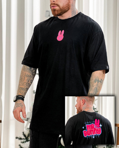 Camiseta OVERSIZED BUNNY PINKBLACK