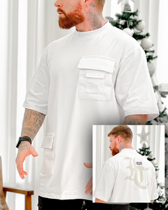 Camiseta OVERSIZED WHITE MULTIPOCKET