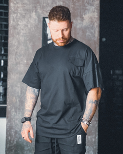 Camiseta OVERSIZED BLACK POCKET na internet