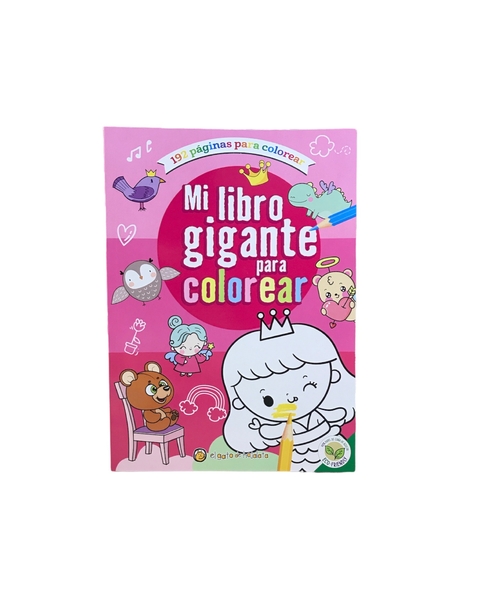 Mi libro gigante para colorear rosa